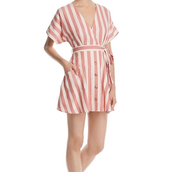 Bloomingdales AQUA striped dress - Picture 2 of 6